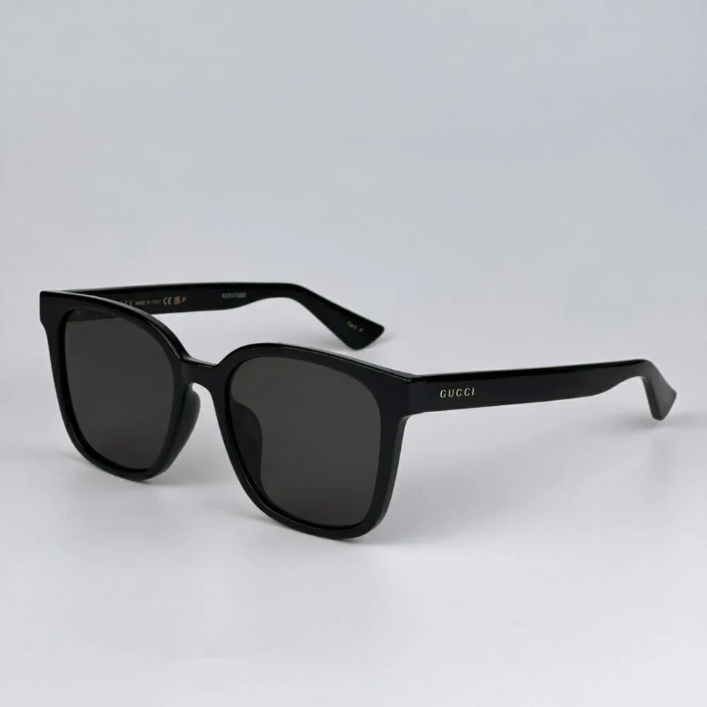 SALE! NEW Gucci GG1346SK 002 Black Brown Polarized Square Unisex Sunglasses